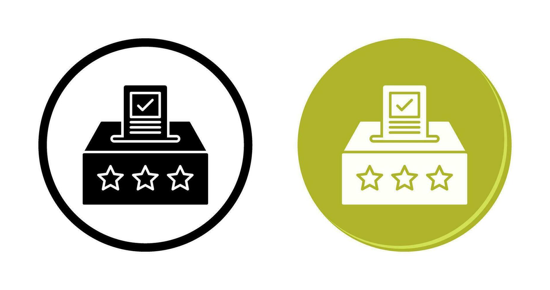 Ballot Vector Icon