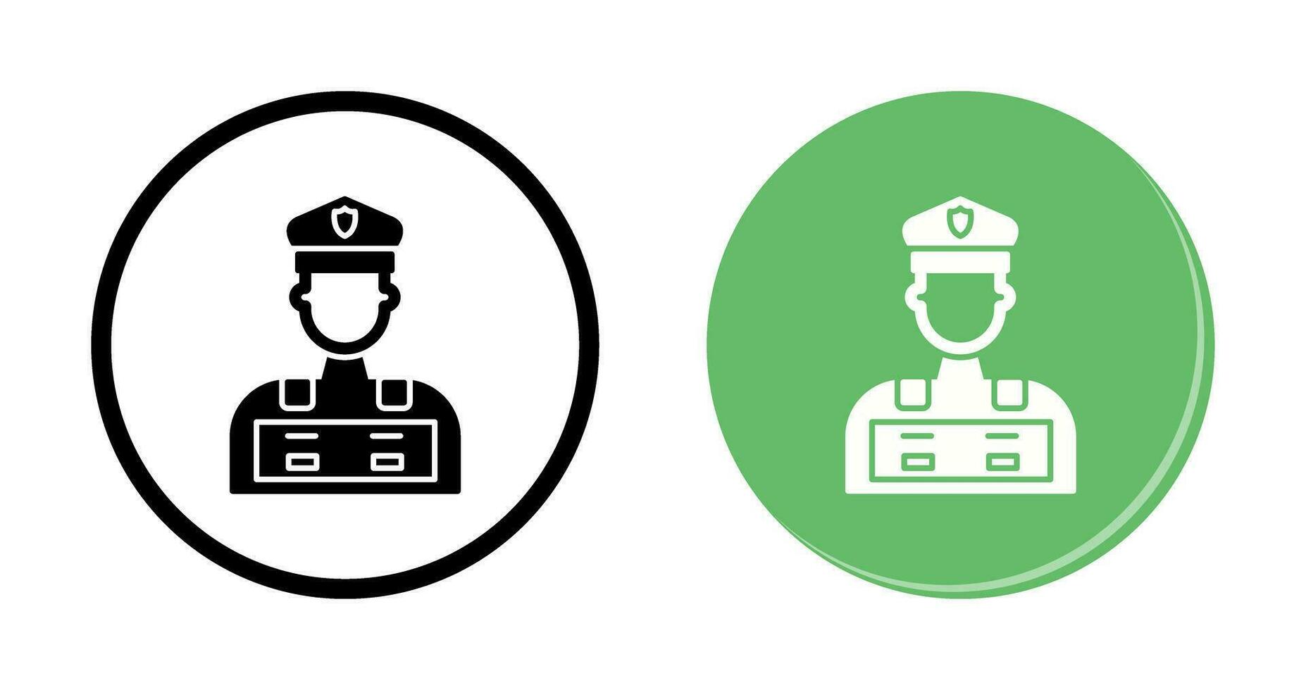 Police Man Vector Icon
