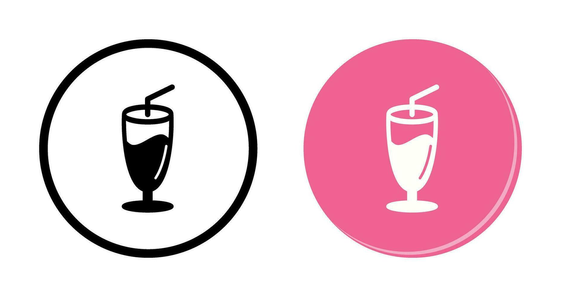 Milkshake Vector Icon