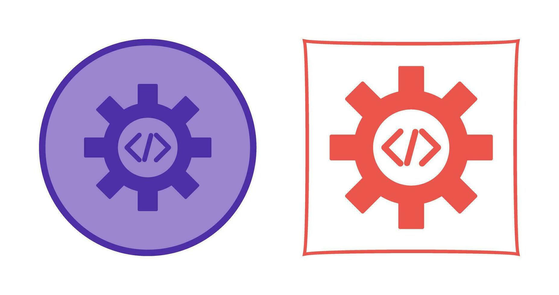 icono de vector de optimización de código único