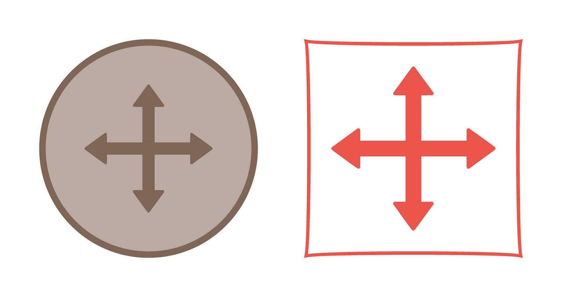 Unique Move Vector Icon