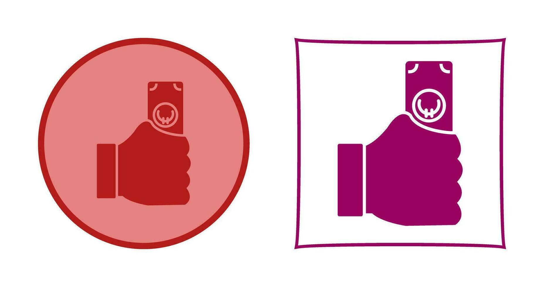 Unique Cash Vector Icon