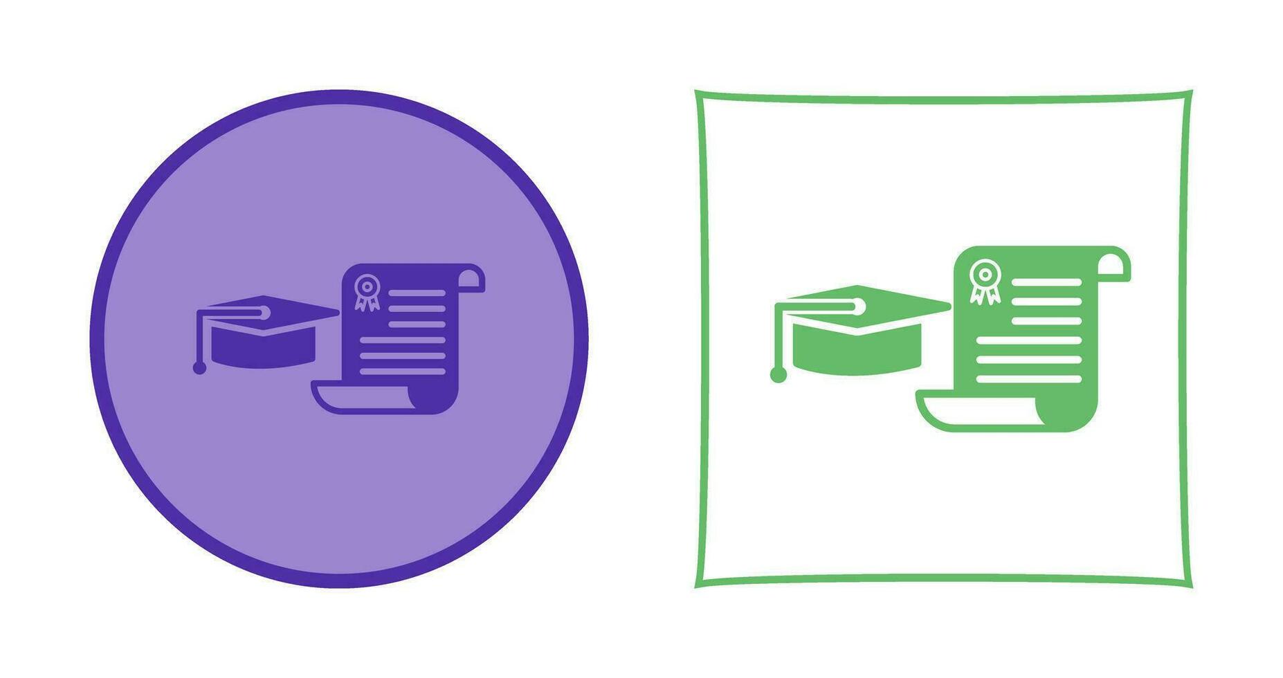 Unique Graduation Vector Icon
