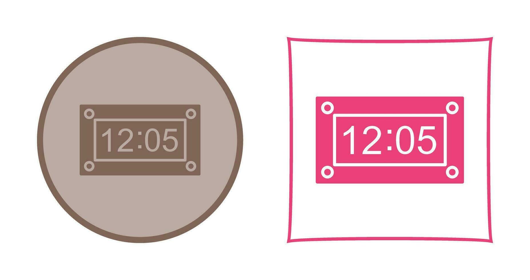 Unique Timer Vector Icon