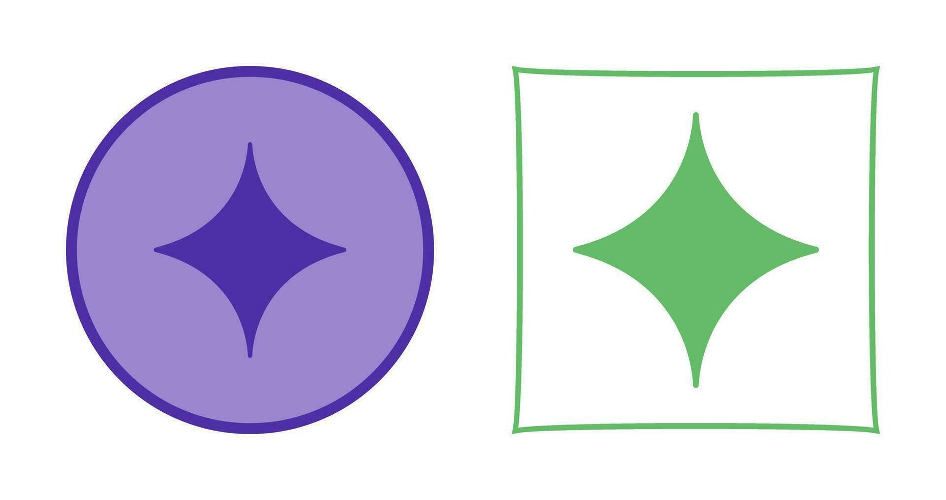 Unique Diamond Vector Icon