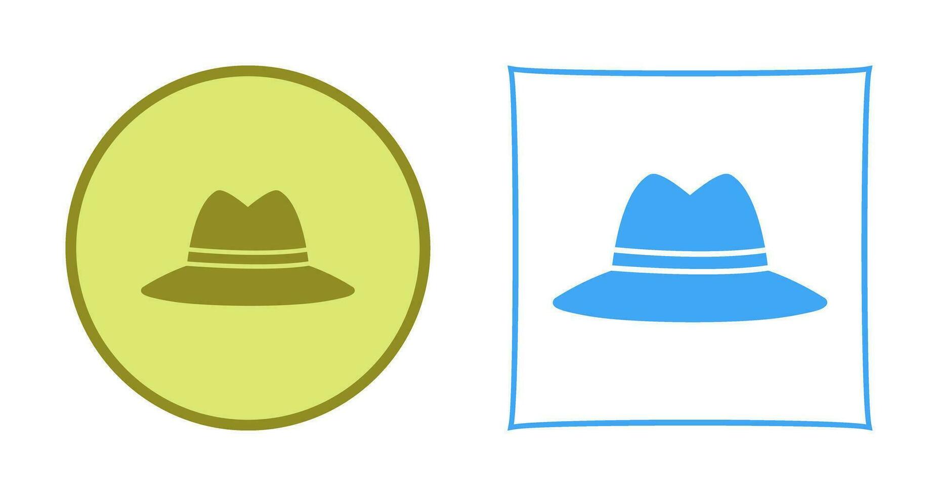 icono de vector de sombrero