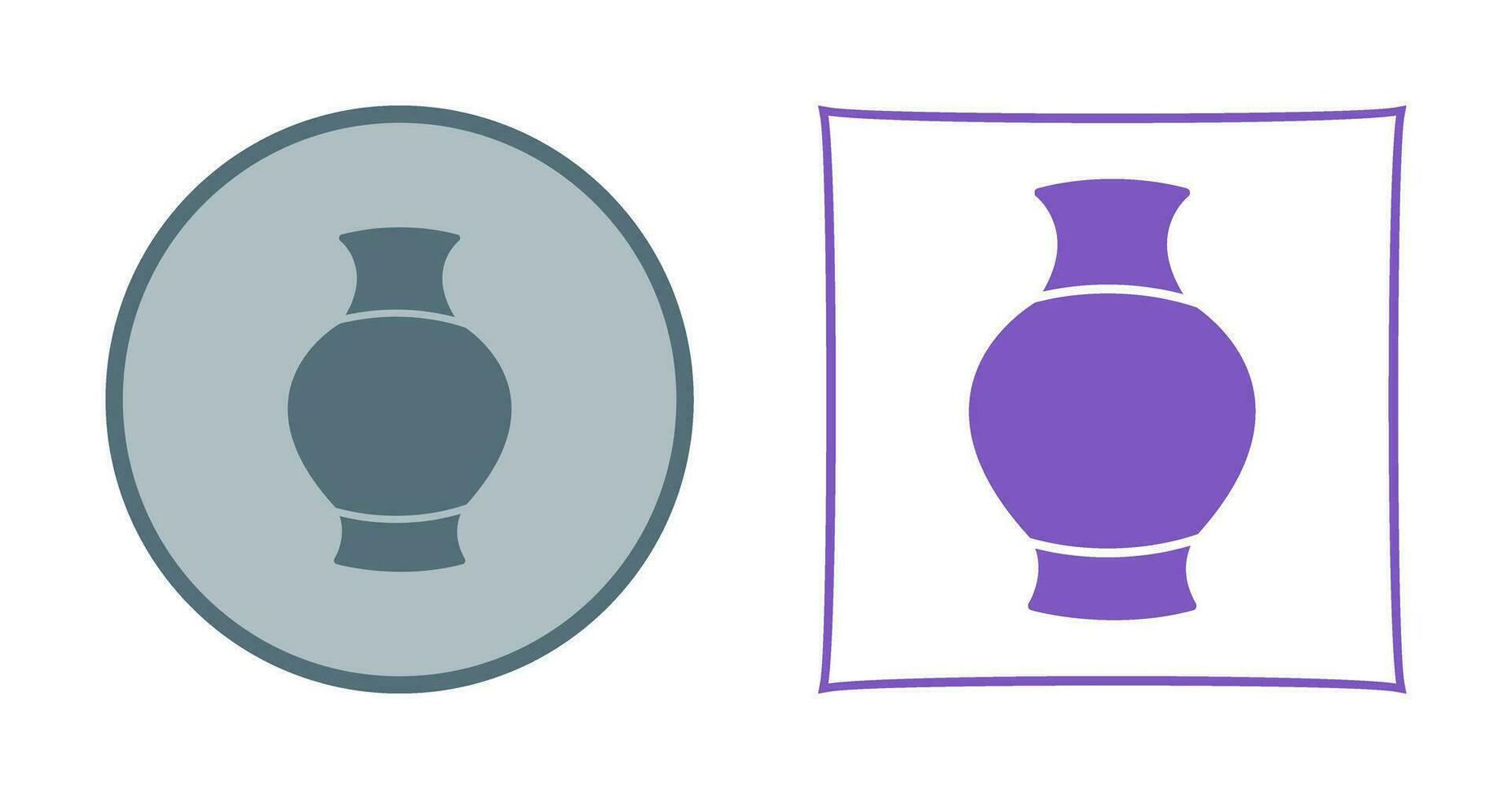 Antique Jar Vector Icon