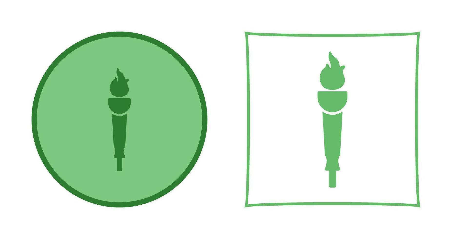 Museum Torch Vector Icon