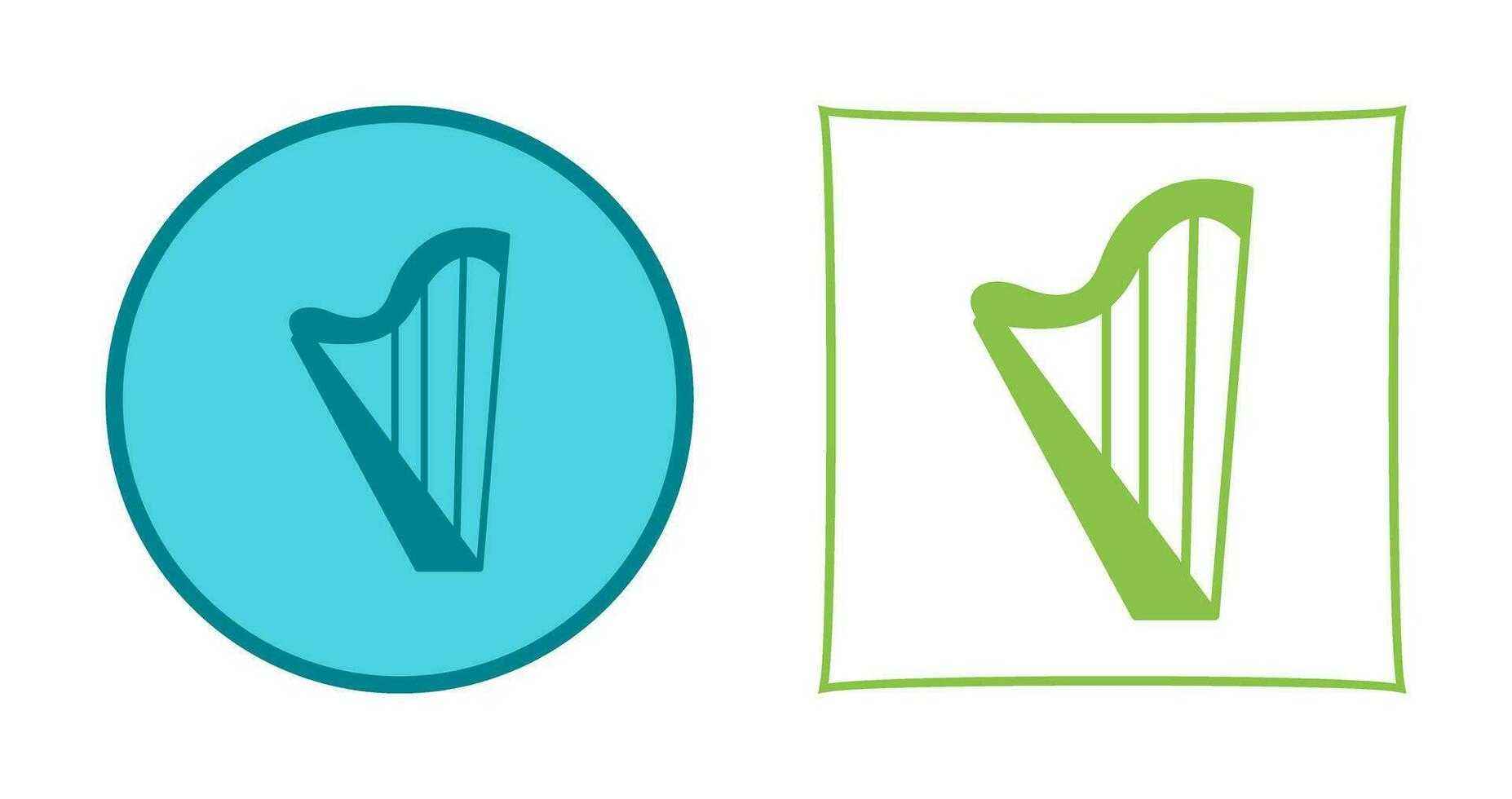 Harp Vector Icon