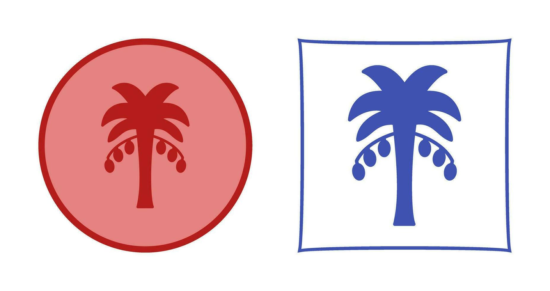 Coconut trees Vector Icon