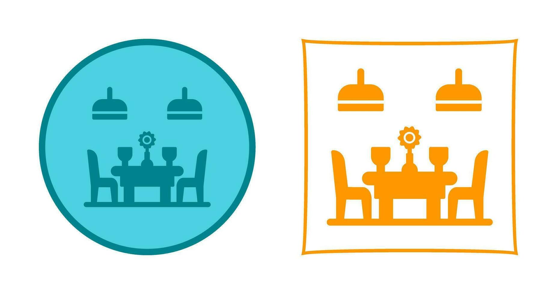 icono de vector de mesa