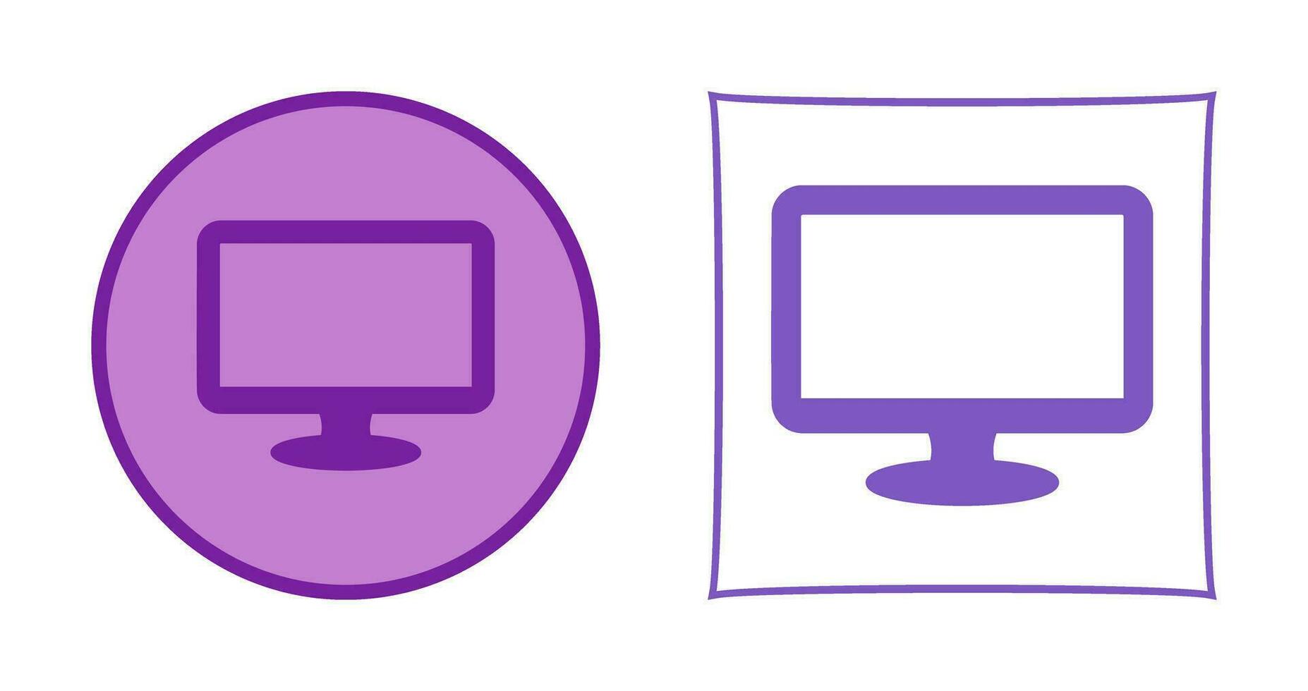 Monitor Vector Icon