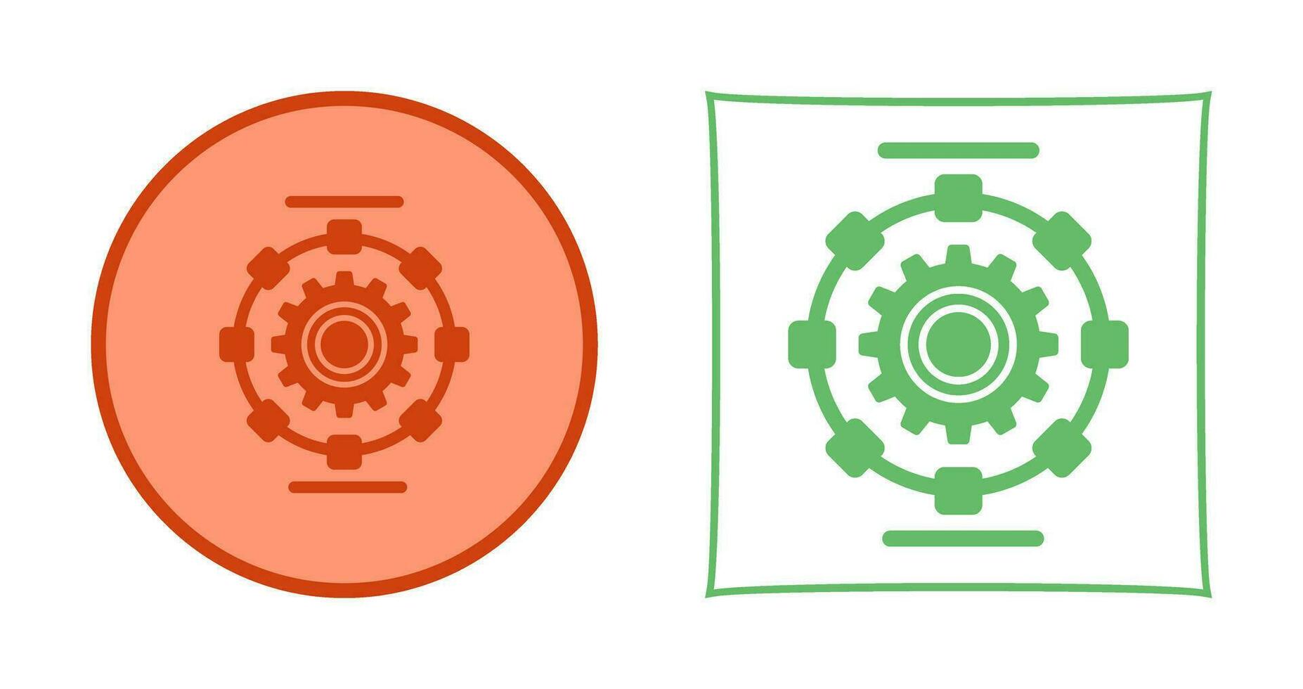 Automated Process Vector Icon
