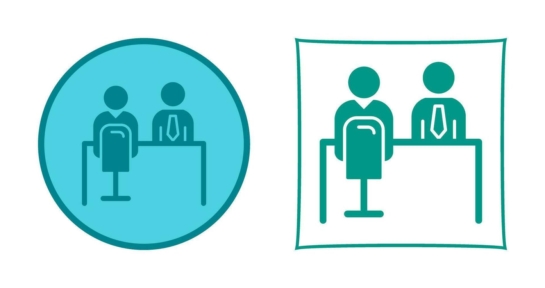 Employee Interview Vector Icon