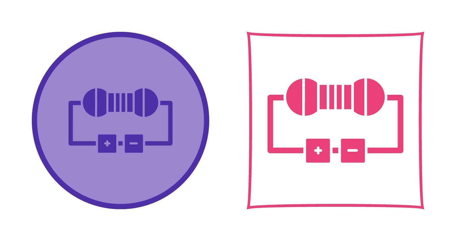 Resistor Vector Icon