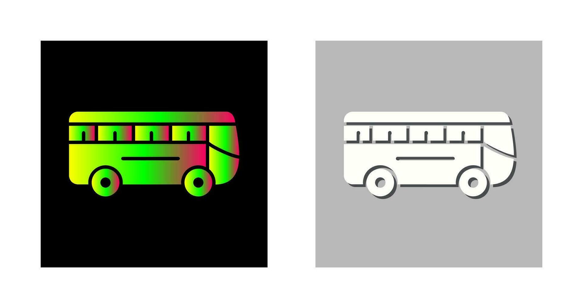 icono de vector de bus