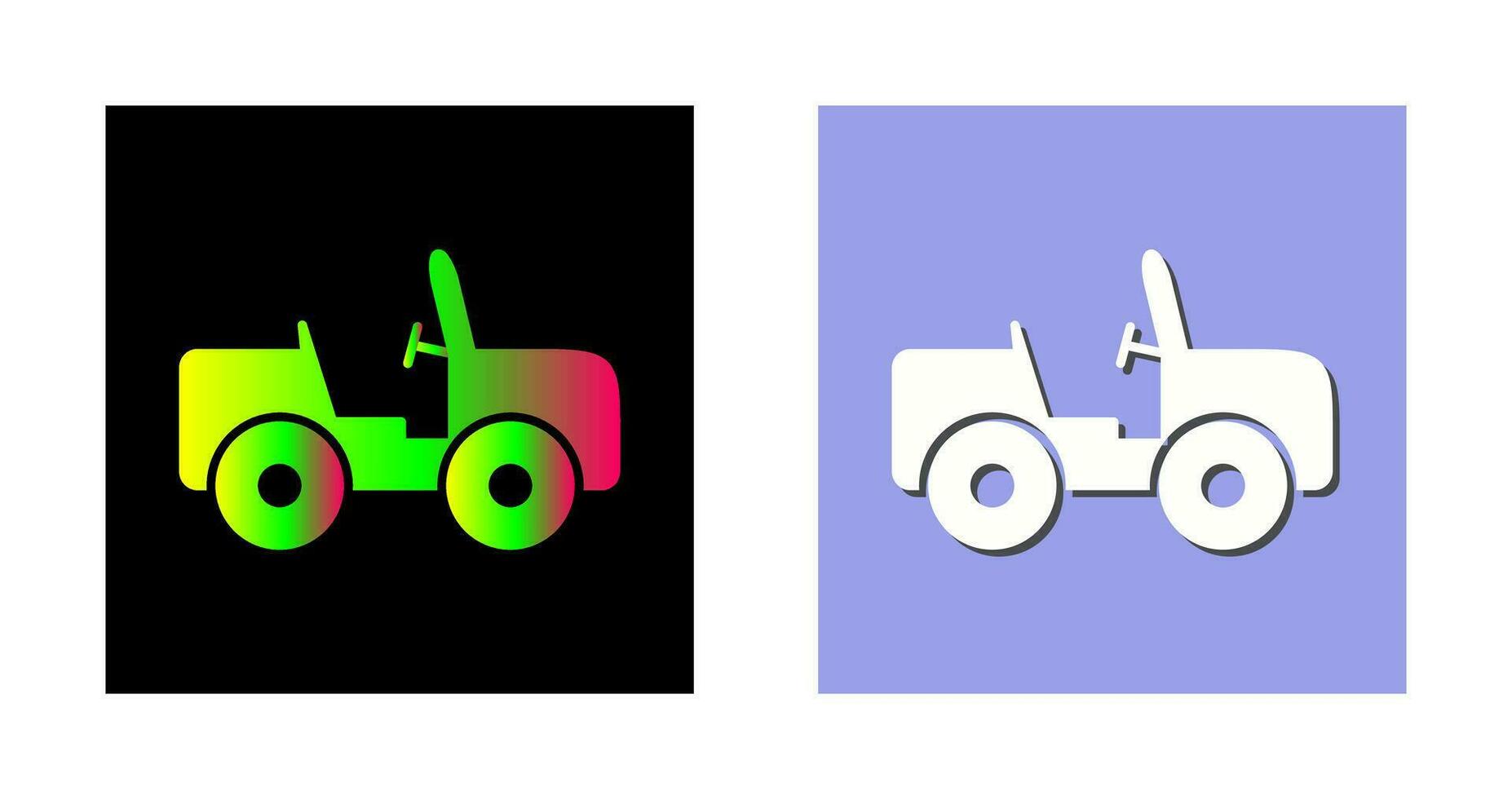 Safari Jeep Vector Icon
