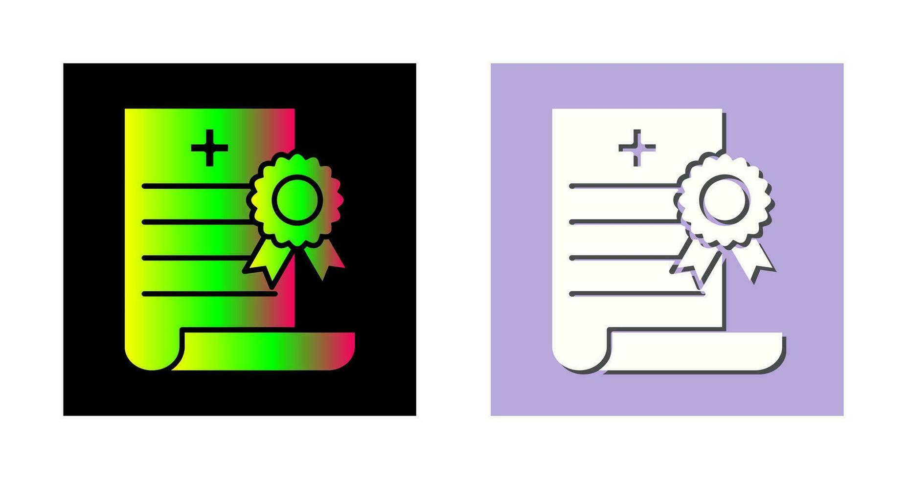 death Certificate Vector Icon