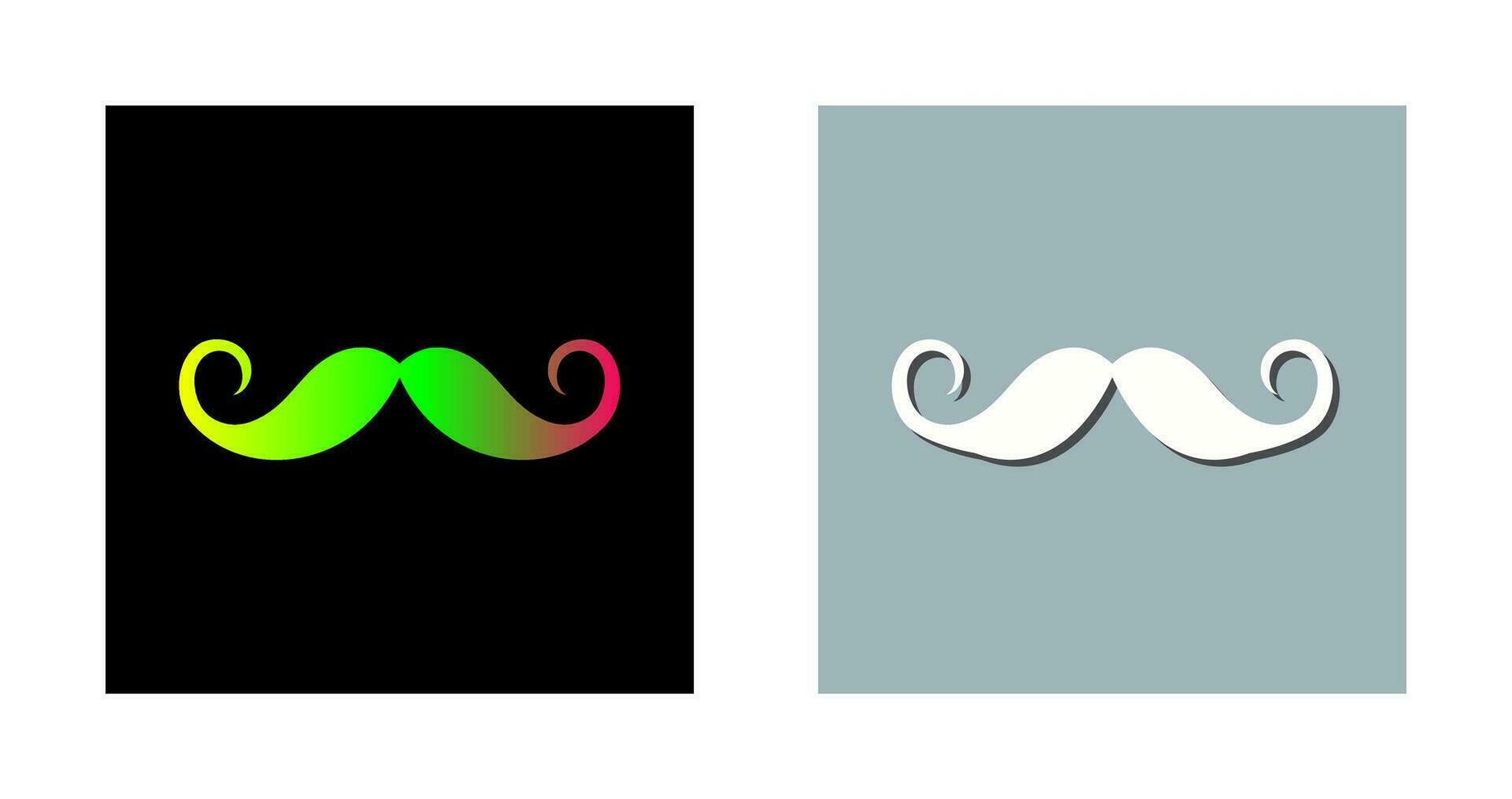 icono de vector de bigote