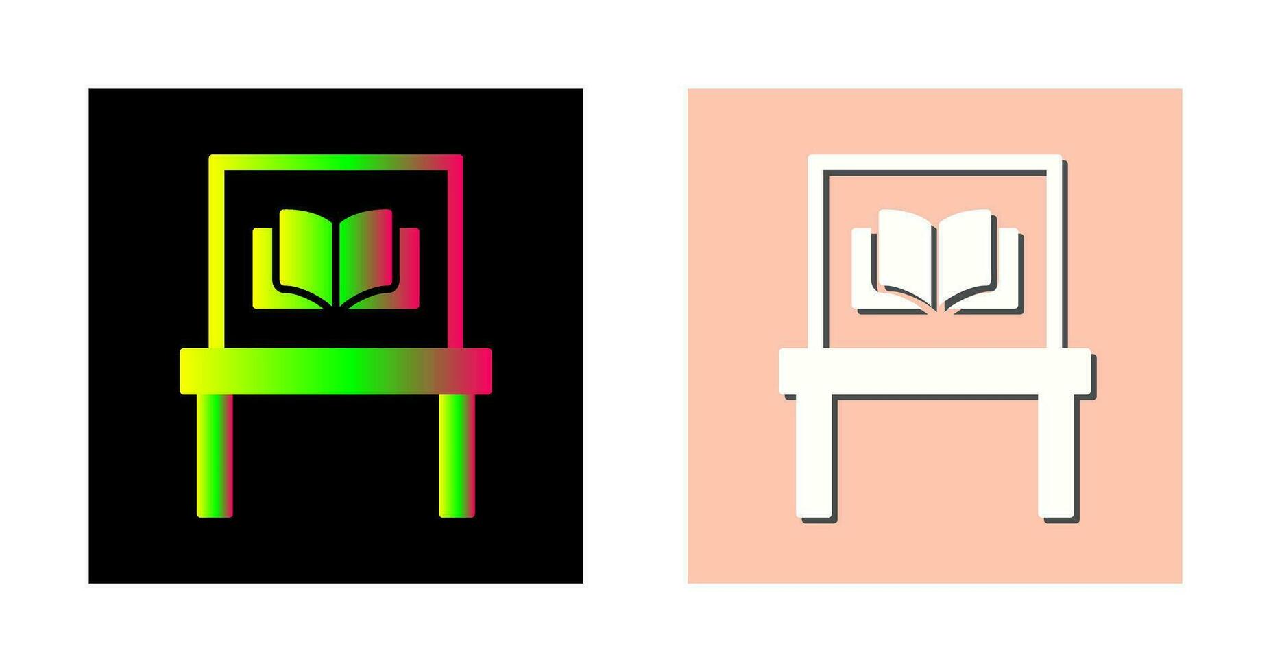 Ancient Book Exhibit Vector Icon