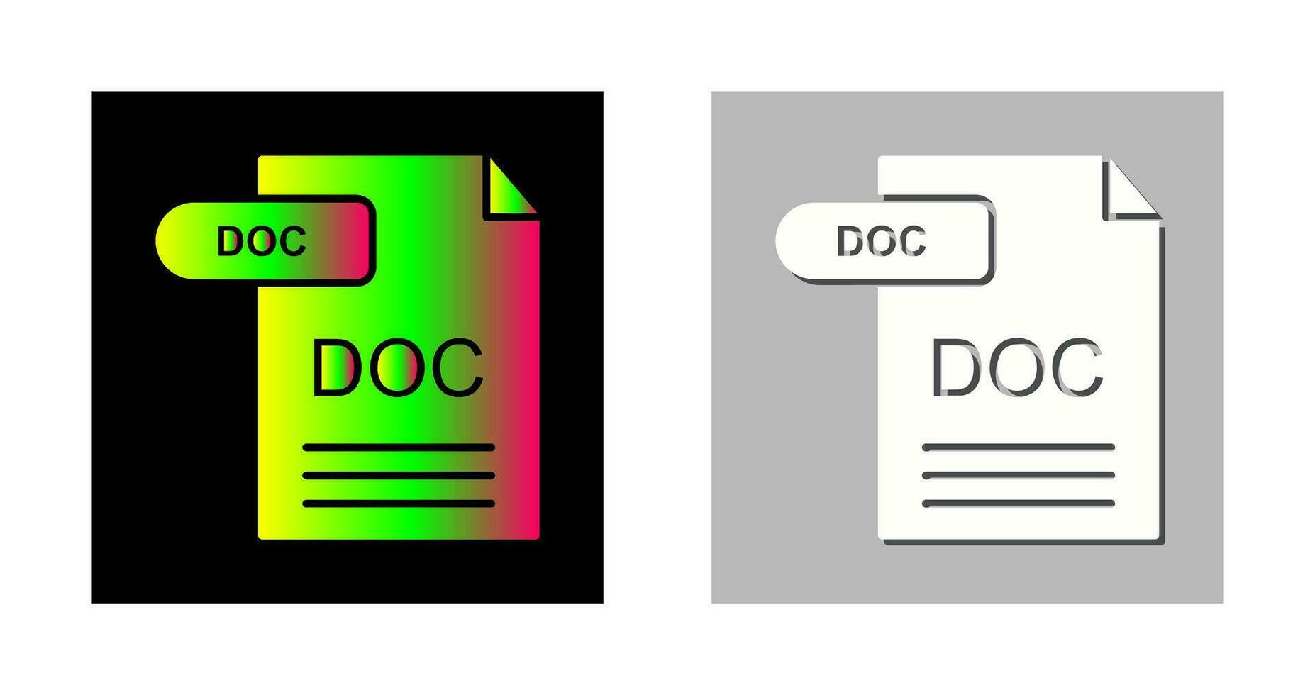 DOC Vector Icon