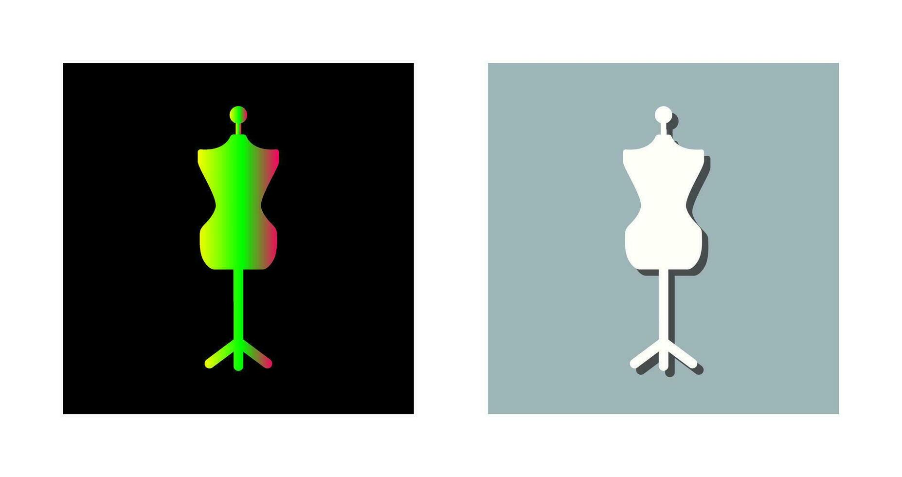 icono de vector de soporte de vestido