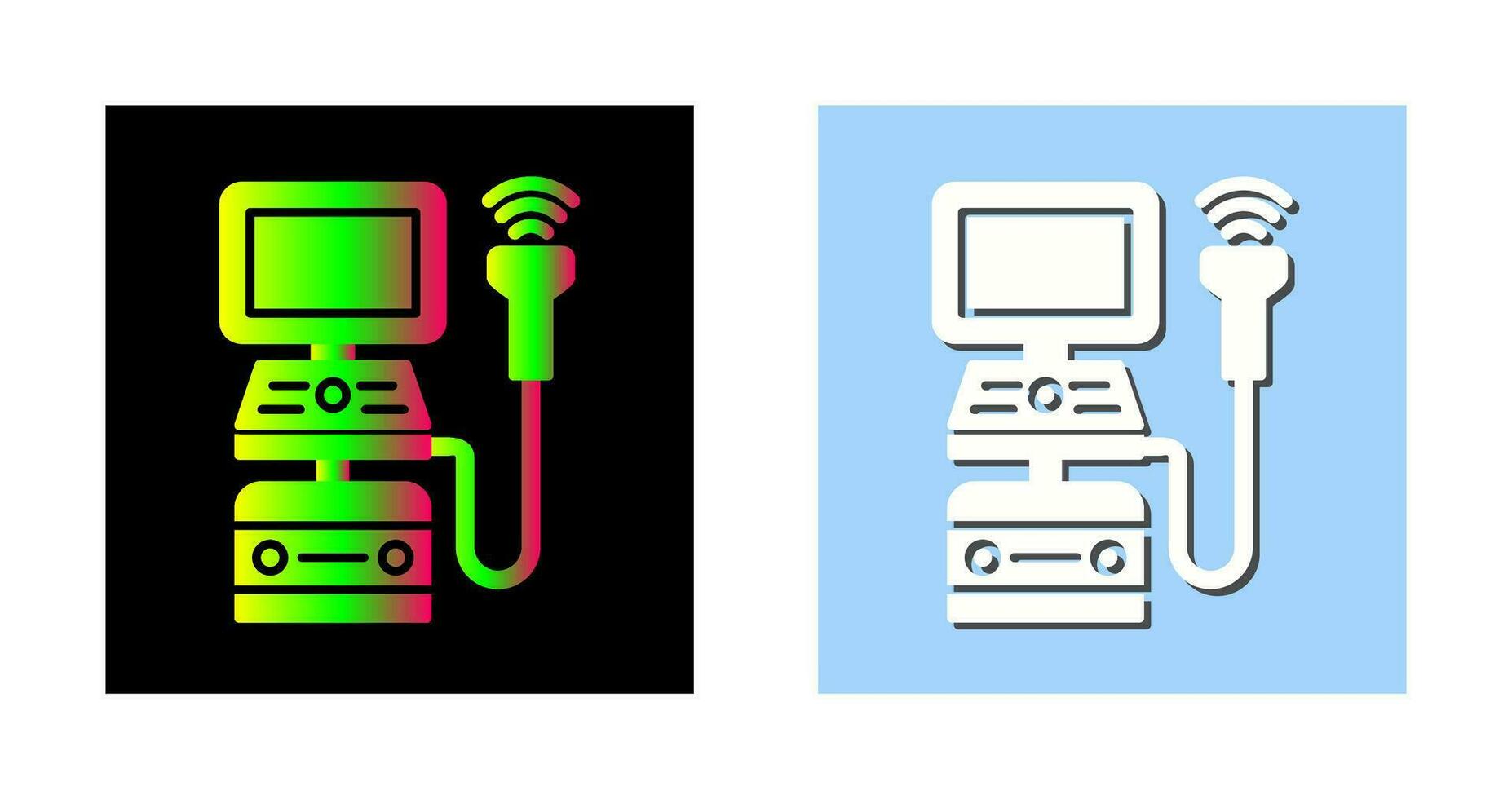 Ultrasound Machine Vector Icon