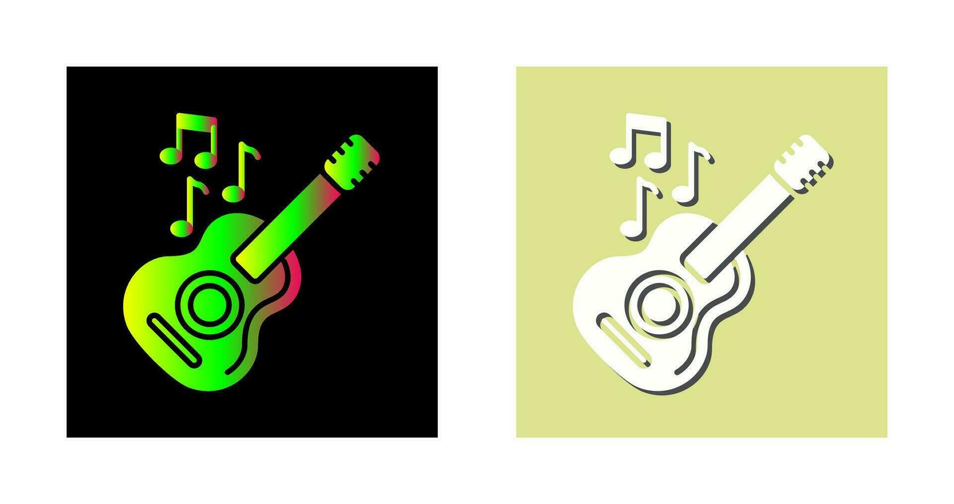 icono de vector de guitarra