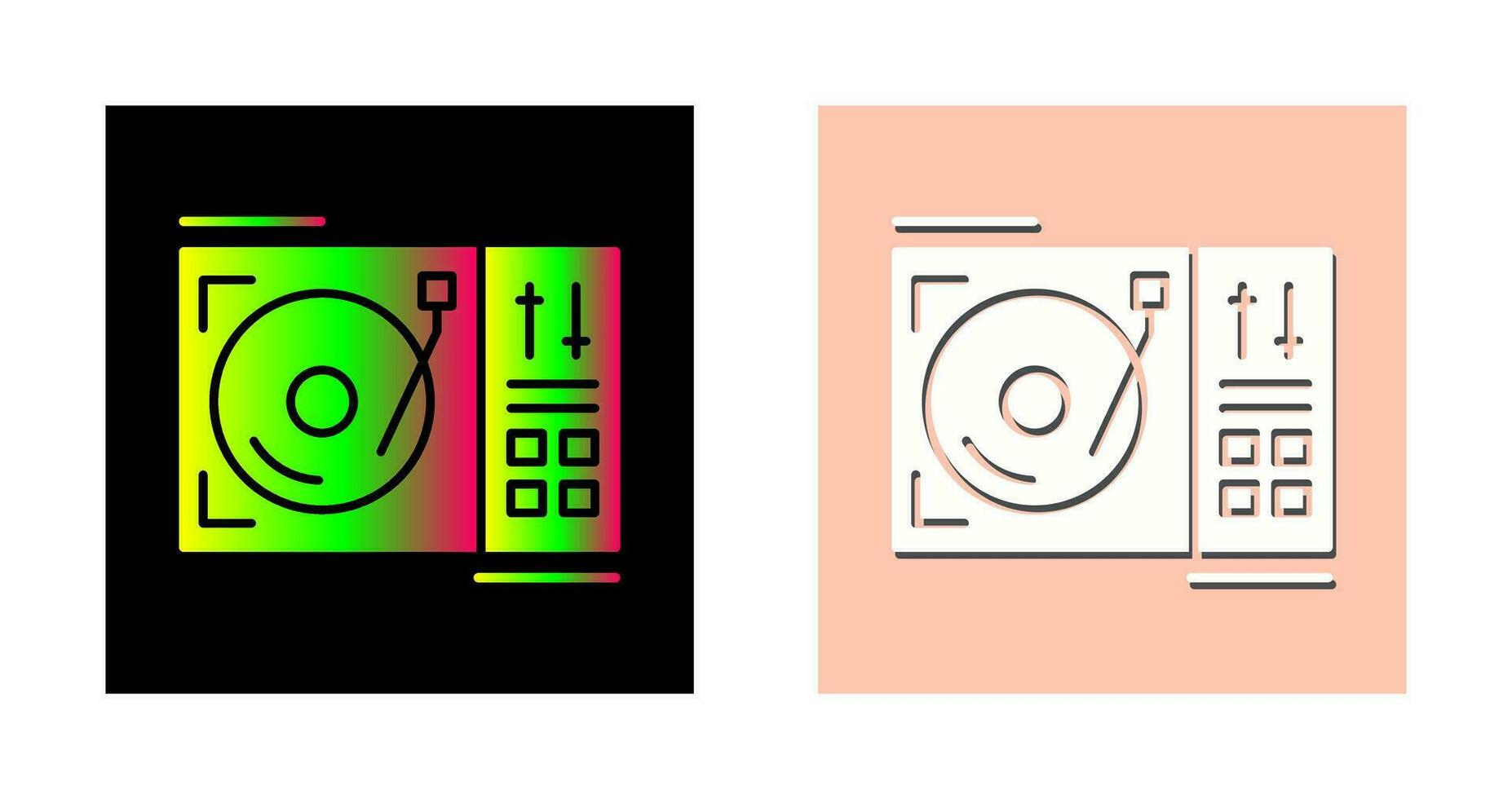 Turntable Vector Icon