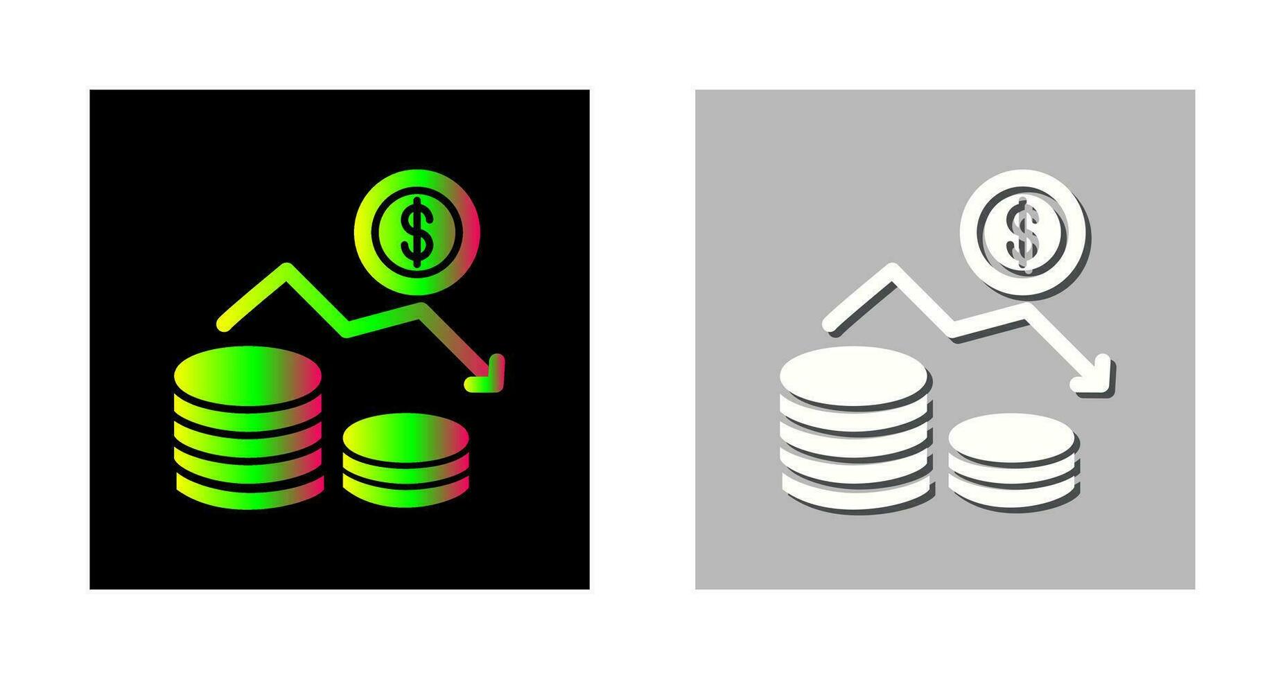 Money Loss Vector Icon