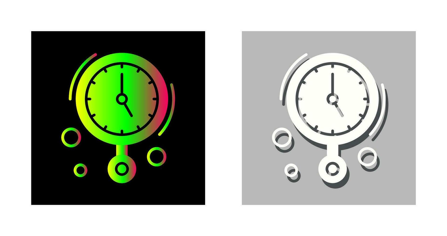 icono de vector de reloj de pared