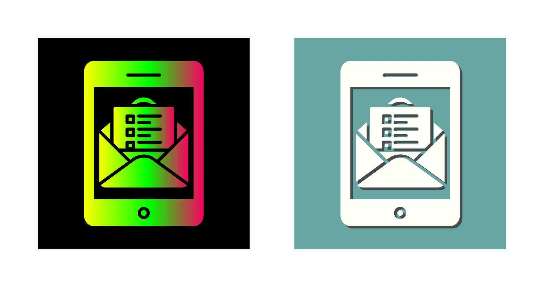 icono de vector de correo electrónico