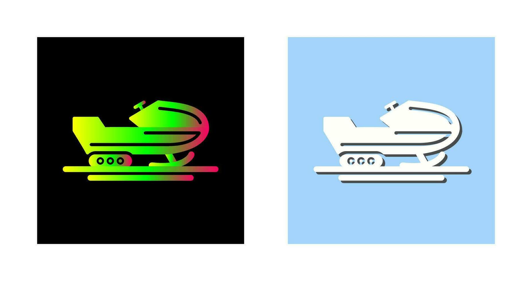 Snowmobile Vector Icon