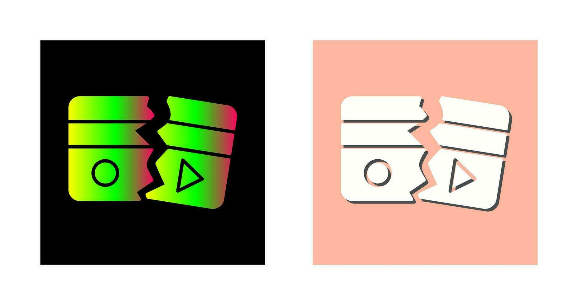 Broken Vector Icon