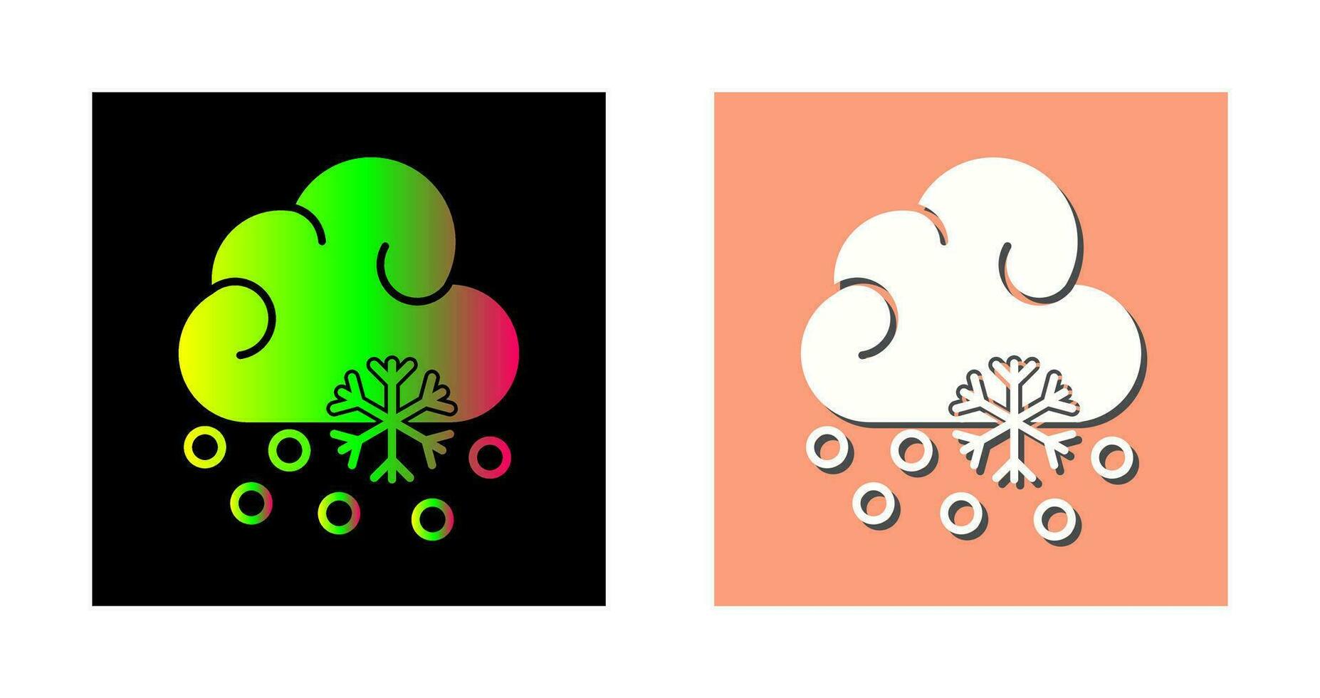 Snow Fall Vector Icon