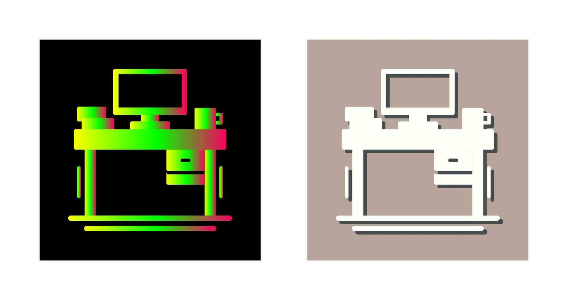 Desk Vector Icon