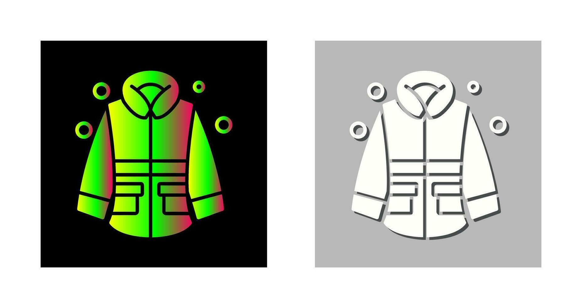 Winter Jacket Vector Icon