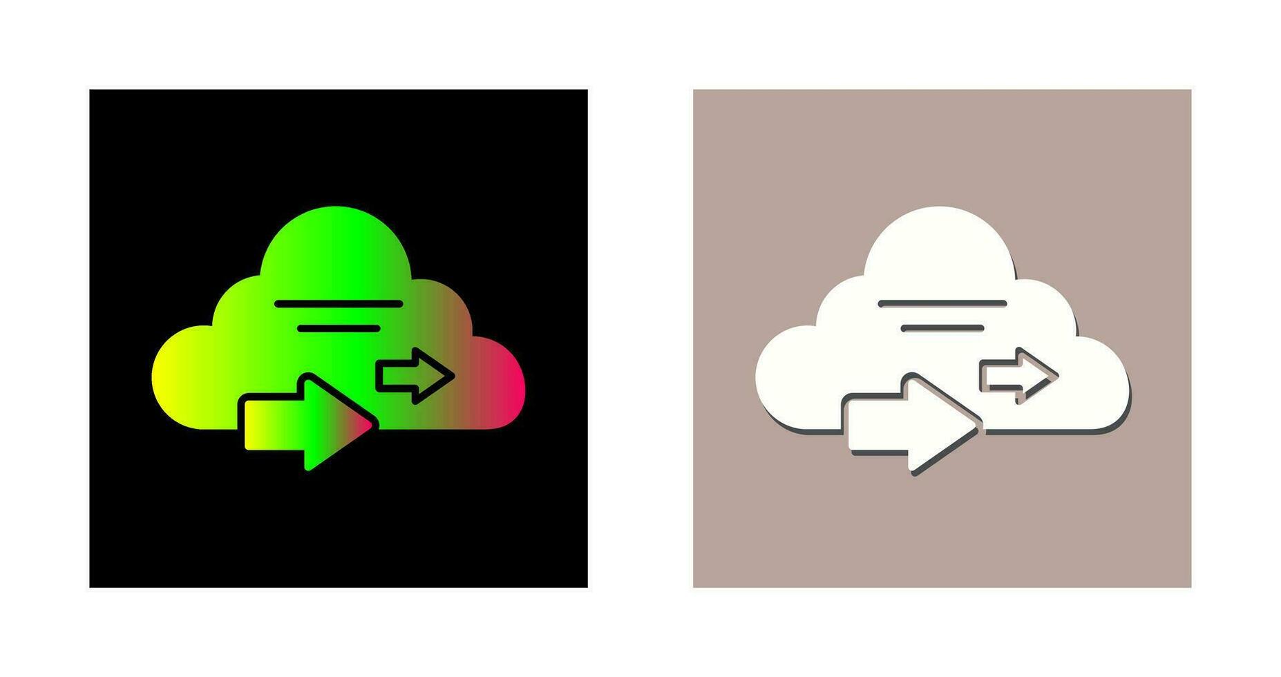 Cloud Computing Vector Icon