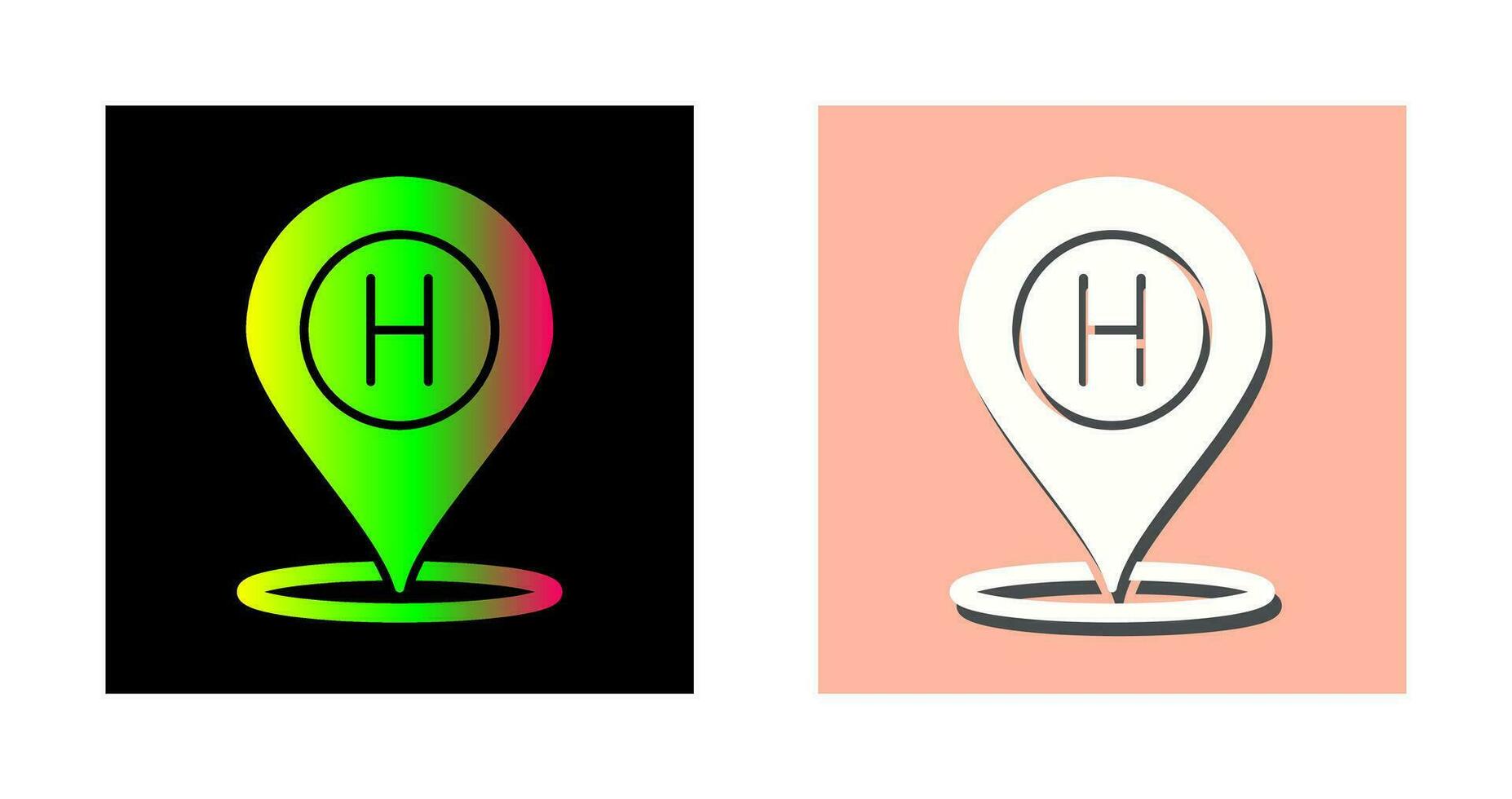 Hotel Location Vector Icon