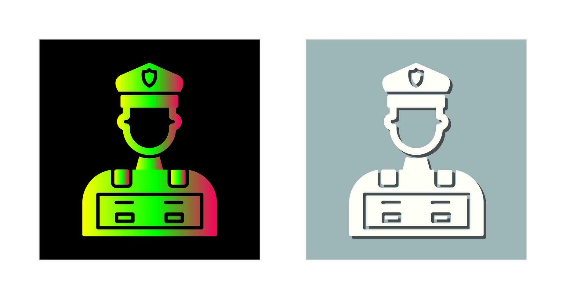 Police Man Vector Icon