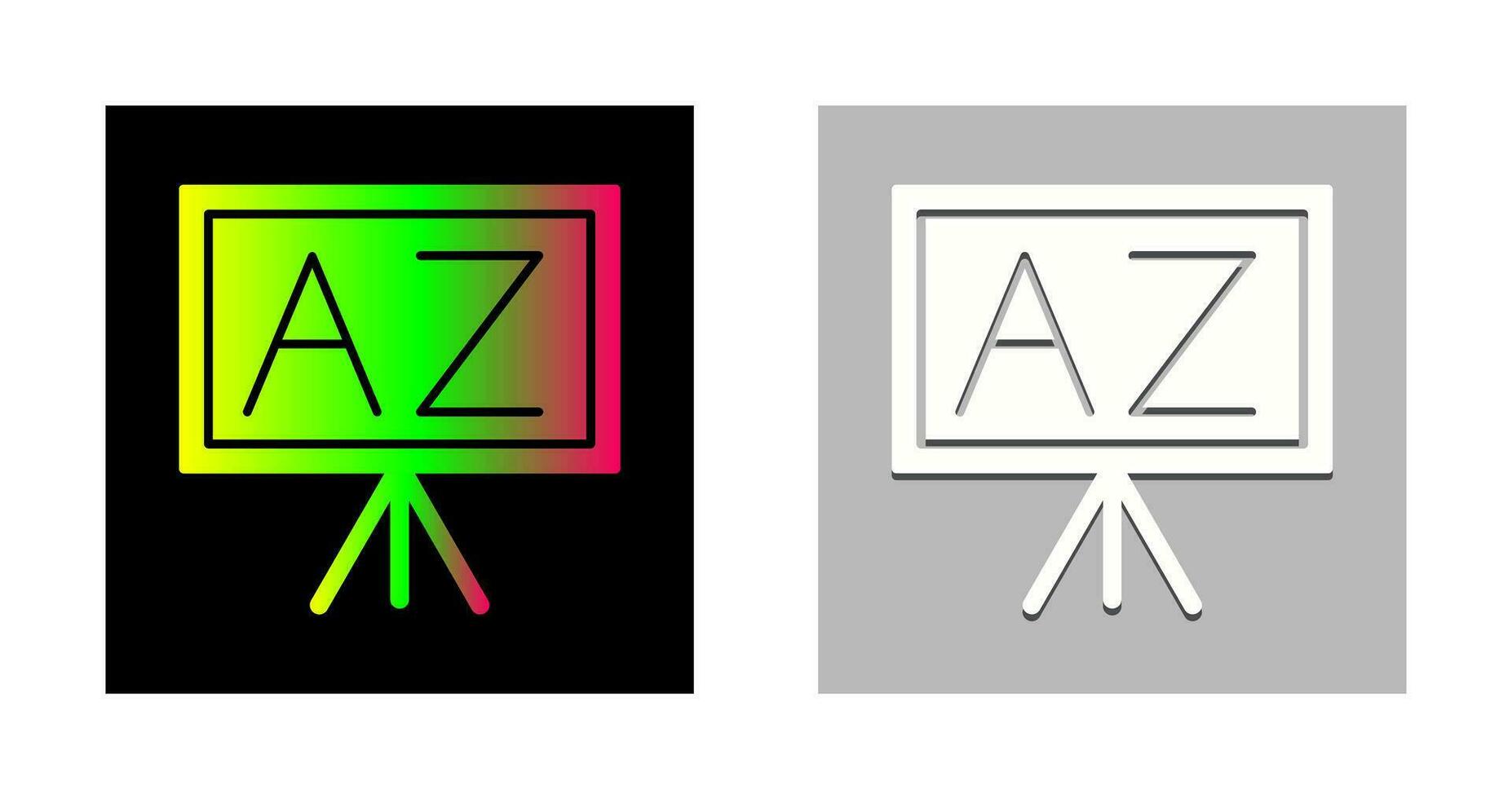 From A To Z Vector Icon