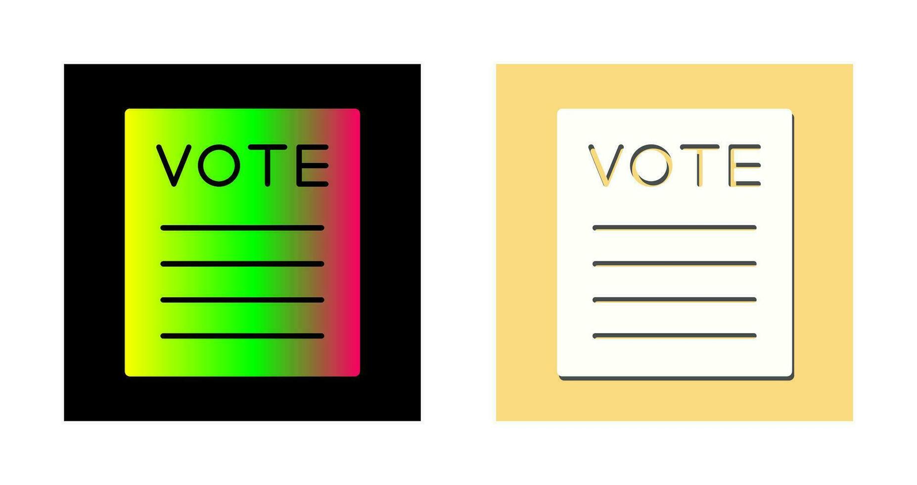 Vote Vector Icon