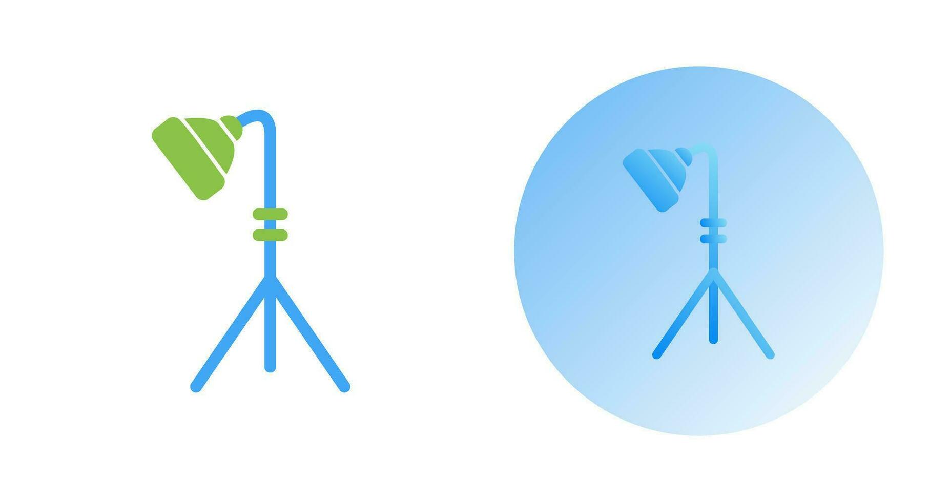 Unique Light Stand Vector Icon