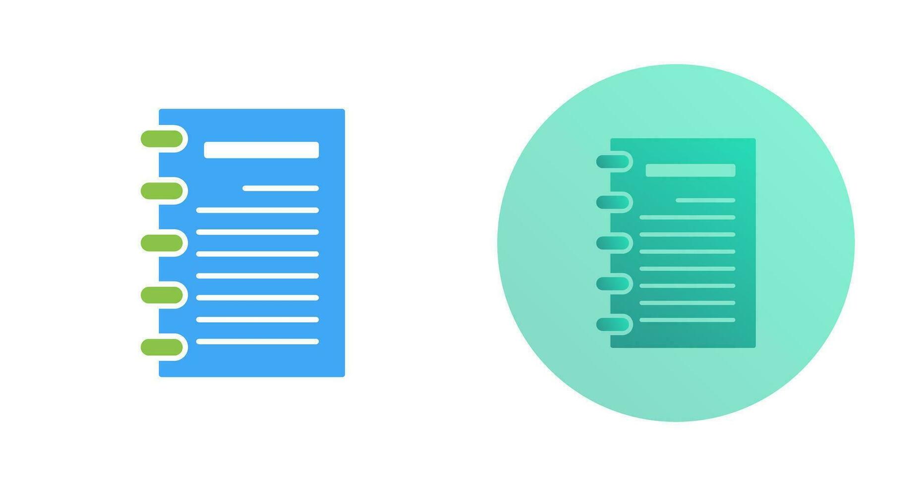 Notepad Vector Icon 31496881 Vector Art at Vecteezy