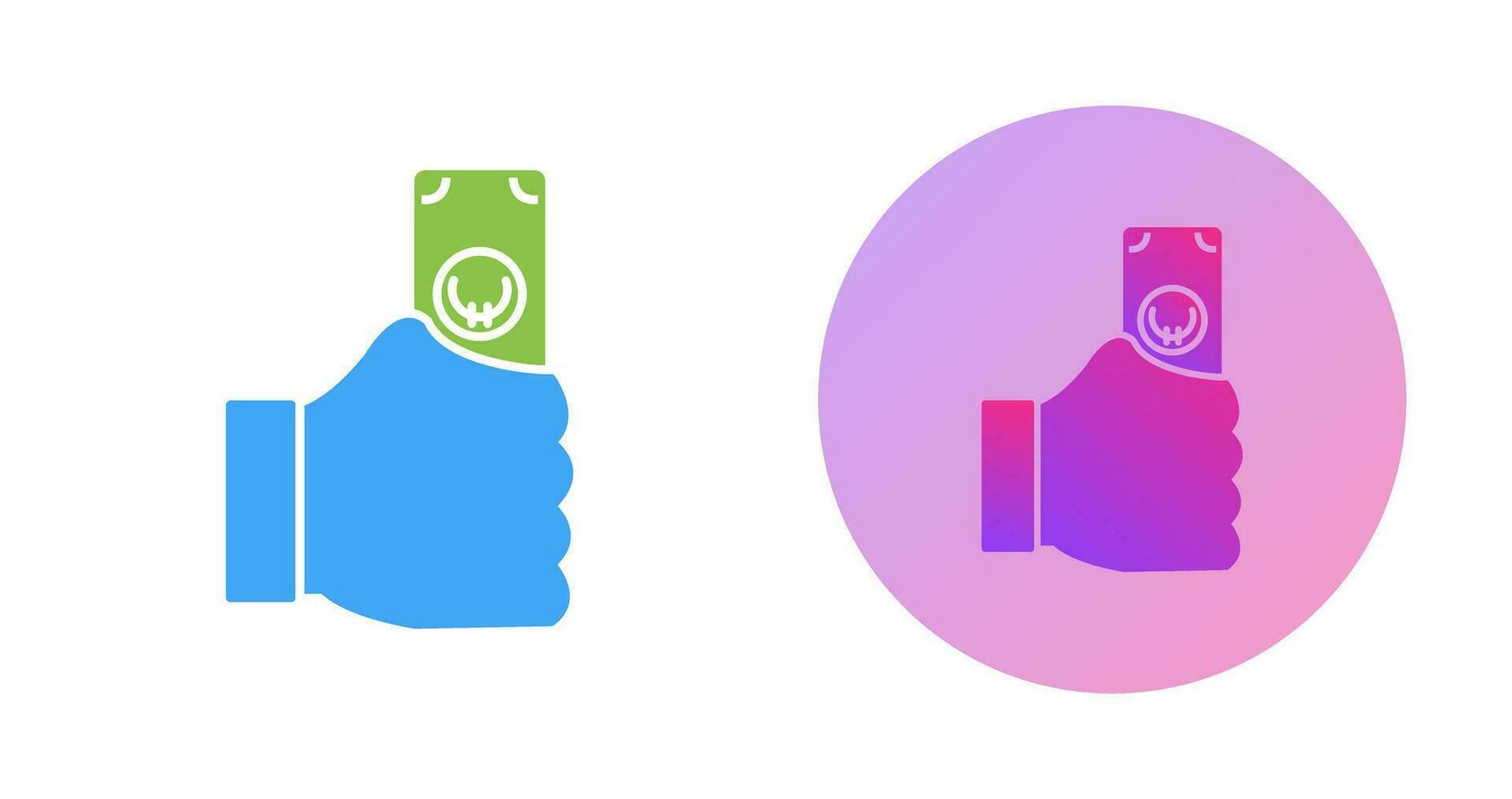 Unique Cash Vector Icon