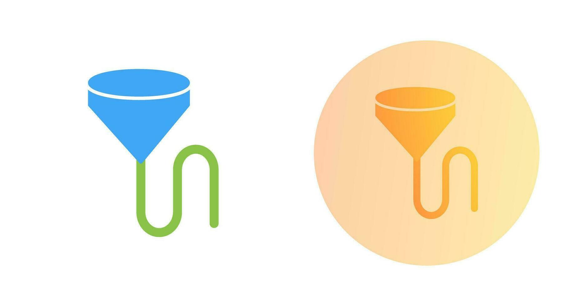 Unique Beer Bong Vector Icon