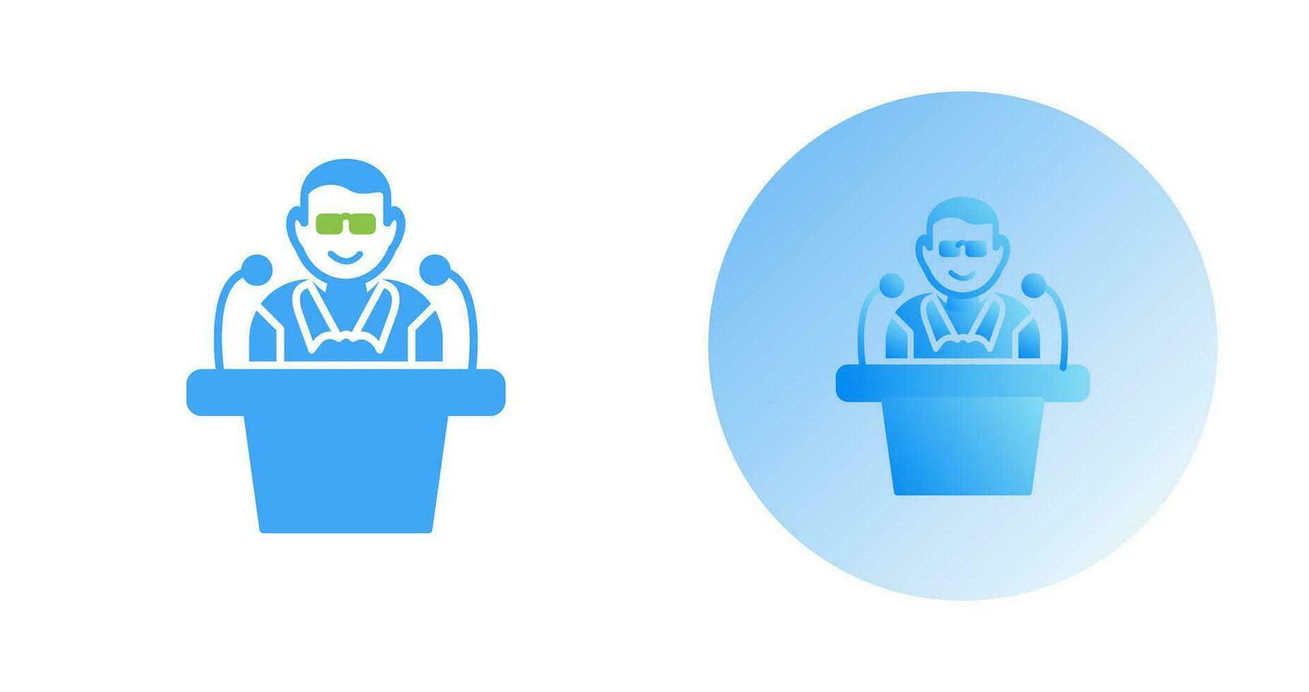 Unique Lecture Vector Icon