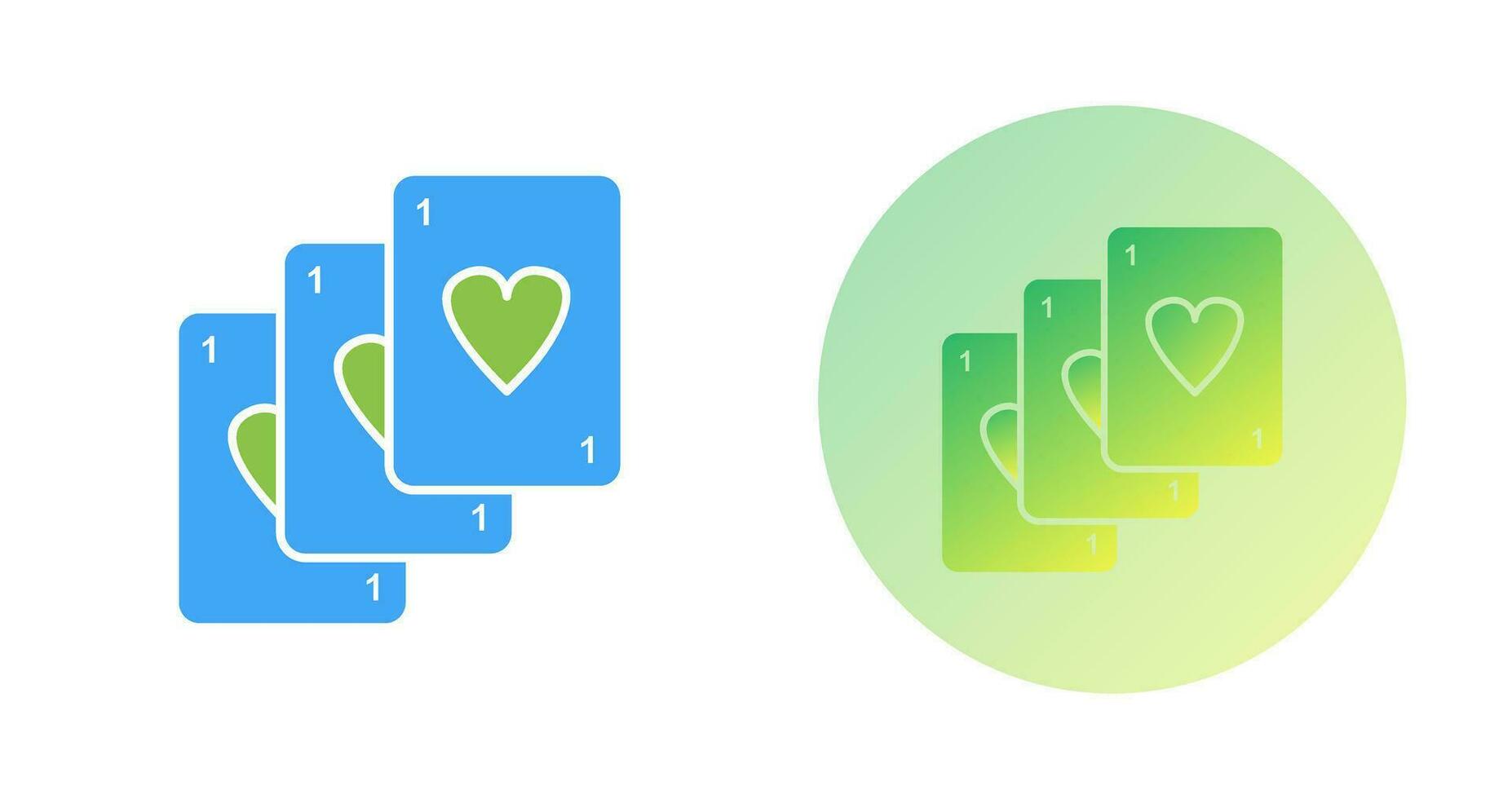 Unique Deck of Cards Vector Icon