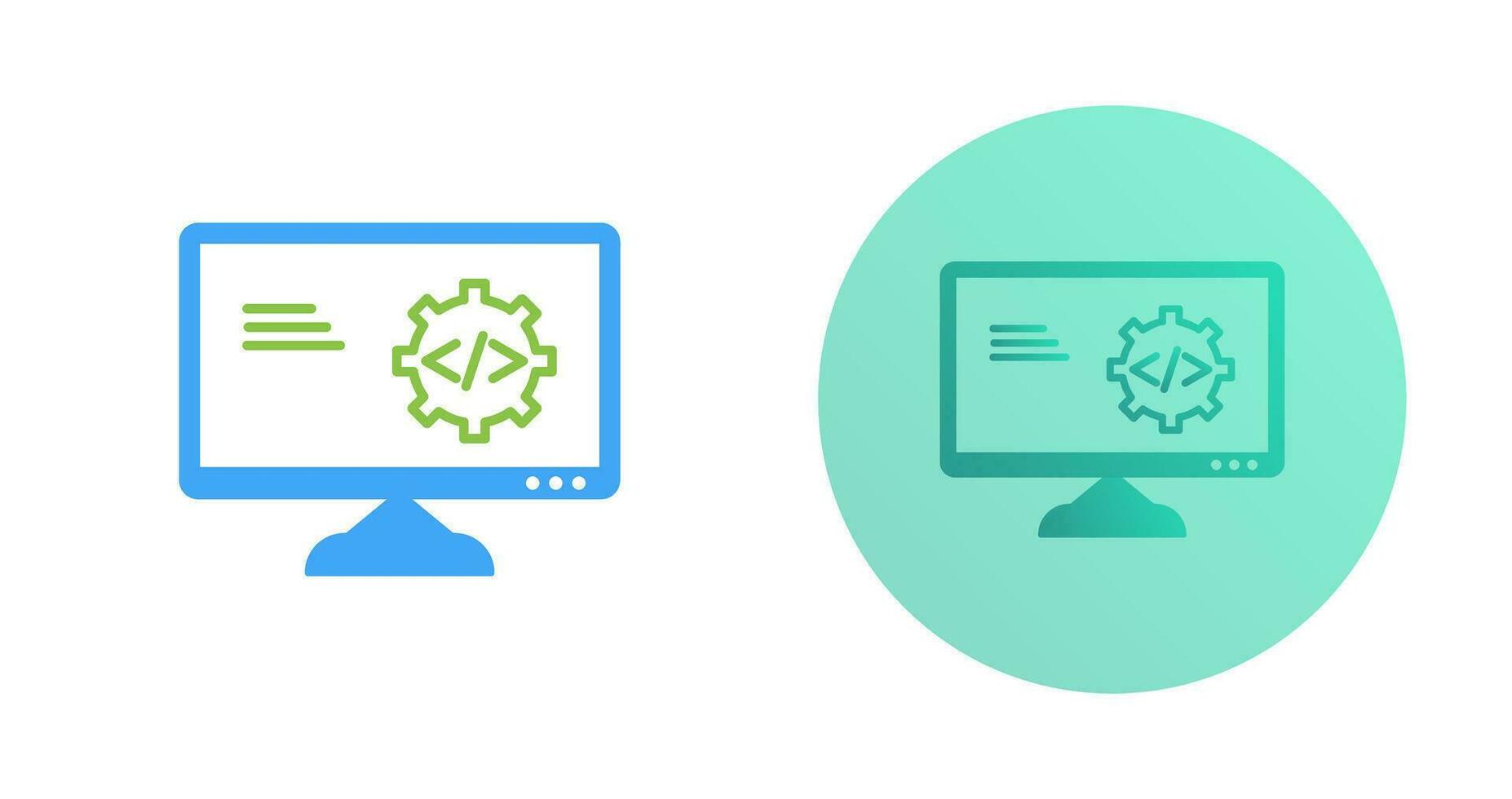 Unique Code Optimization Vector Icon