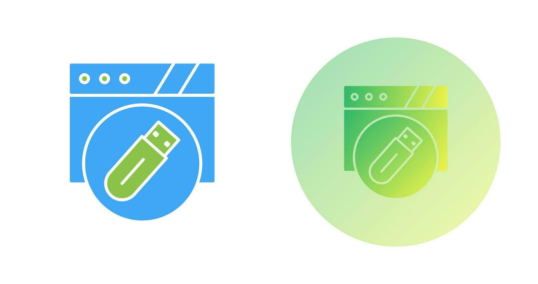 Usb Flash Drive Vector Icon